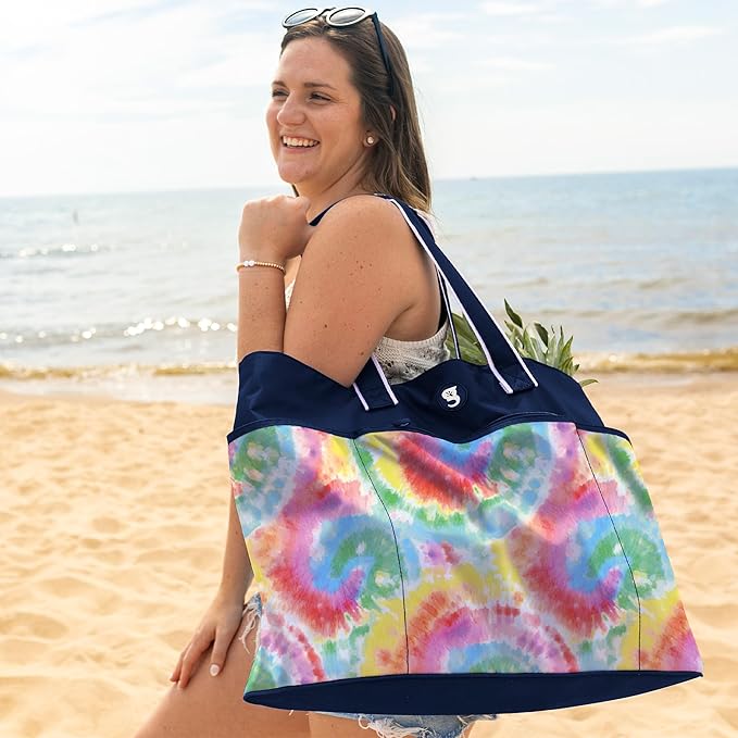 geckobrands Oversized Beach Tote – Large and Stylish Beach Bag - Image 4