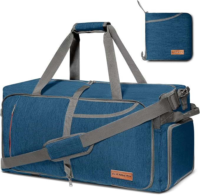 Canway 115L Travel Duffel Bag, Foldable Weekender Bag by CANWAY