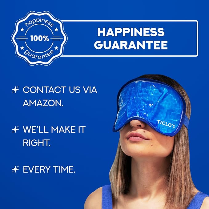 Ticlo's Cooling Eye Mask for Puffy Eyes - Image 6