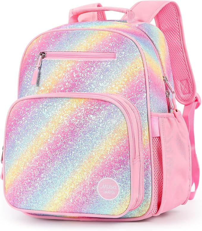 mibasies Girls Backpack 5-8: Glitter Kids Backpacks - Image 4