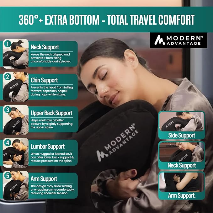Modern Advantage Inflatable Travel Pillow - Image 4