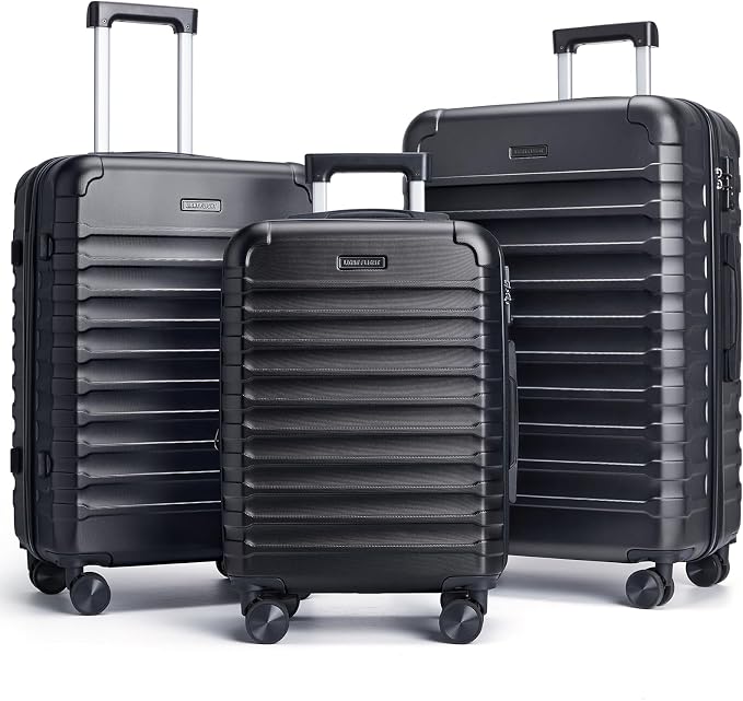 LIGHT FLIGHT Luggage Sets, 3 Piece Durable Suitcase Set by LIGHTFLIGHT
