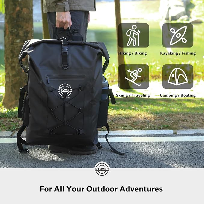 STOVER 5/10/25/30/40/55L Waterproof Backpack- Floating Dry Bag - Image 7