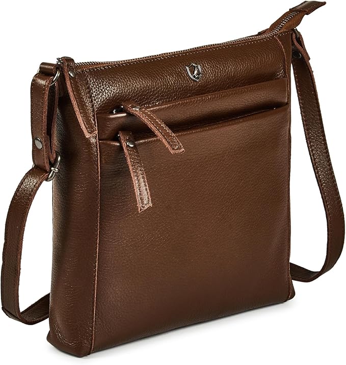 Small Soft Genuine Leather Crossbody Purse Women’s Sling Crossover Shoulder by Cochoa