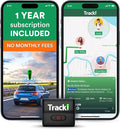 Tracki GPS Tracker for Vehicles, Kids. Subscription Needed. US-Made Tech. 4G by Tracki