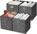 Posprica Storage Cubes, 12×12 Storage Bins, Foldable Storage Baskets Fabric by Posprica
