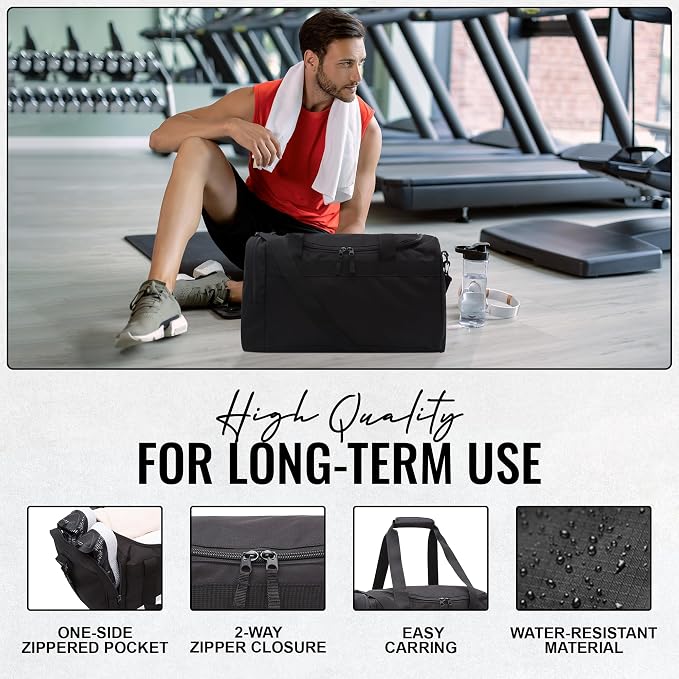 Jetstream Heavy Duty Multi Pocket Durable Sports Gym Equipment Travel Duffel Bag - Image 5