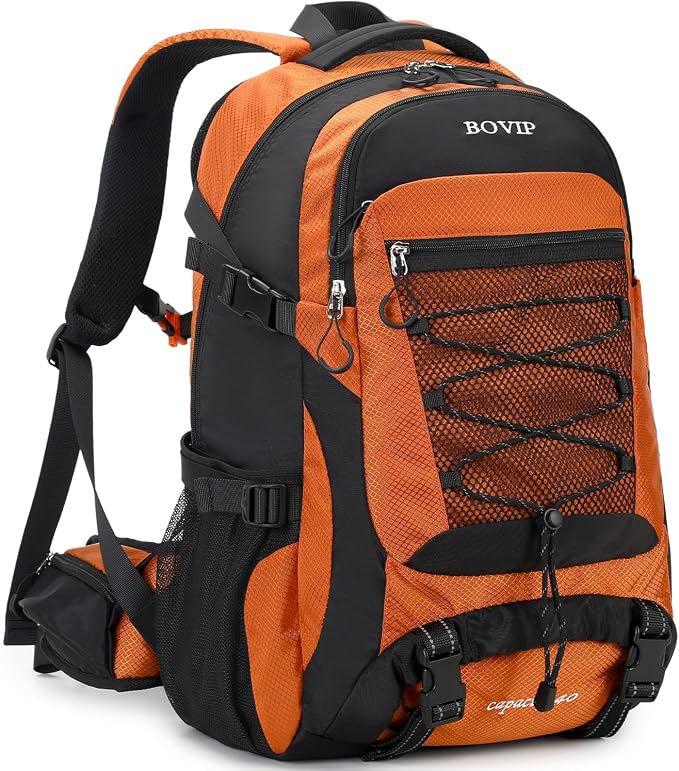 BOVIP 40L Hiking Backpack Waterproof Lightweight Daypack Travel Sports Camping by BOVIP