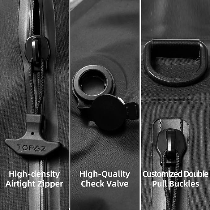 BAGAIL TPU Vacuum Bag for Travel, Reusable Compression Bag - Image 6