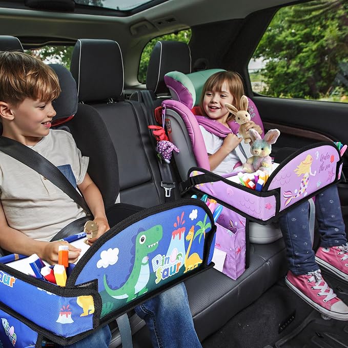 2PCS Kids Travel Tray for Airplane - Image 2