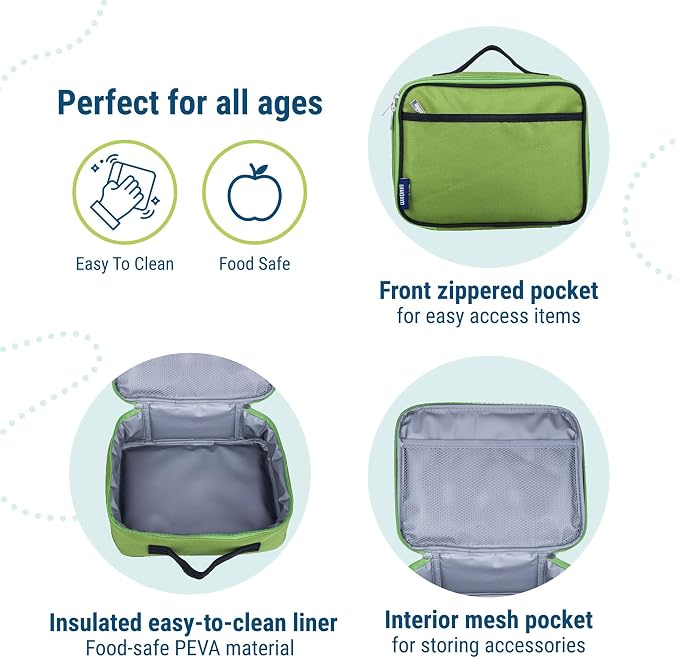 Wildkin Kids Insulated Lunch Box – Durable and Reusable - Image 4