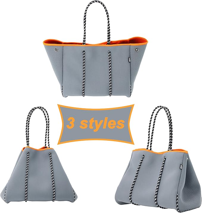 QOGiR Neoprene Multipurpose Beach Bag Tote - Image 6