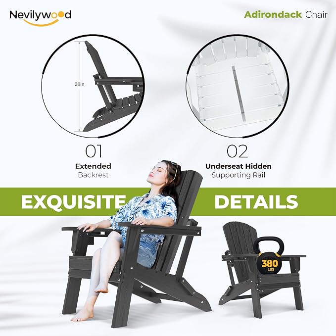Folding Adirondack Chair - Image 5