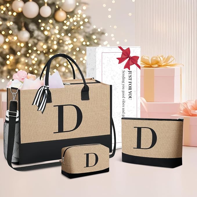 BAGAIL Initial Tote Bag, Personalized Birthday Gifts - Image 5