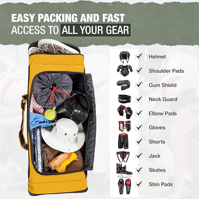 Jetstream Heavy Duty Multi Pocket Durable Sports Gym Equipment Travel Duffel Bag - Image 5