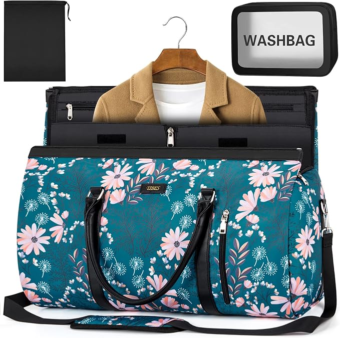 Garment Bag for Travel Convertible Carry On Garment Bag Large Travel Duffel - Image 8