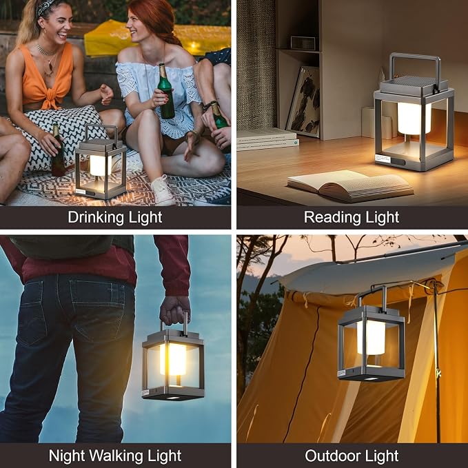 LETRY Solar Outdoor Table Lamp: Outdoor Lanterns - Image 5