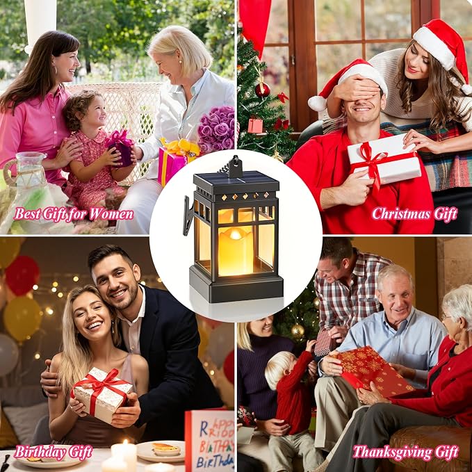 KOOPER Solar Lanterns Outdoor Waterproof, 2 Modes Hanging Solar Lantern - Image 7