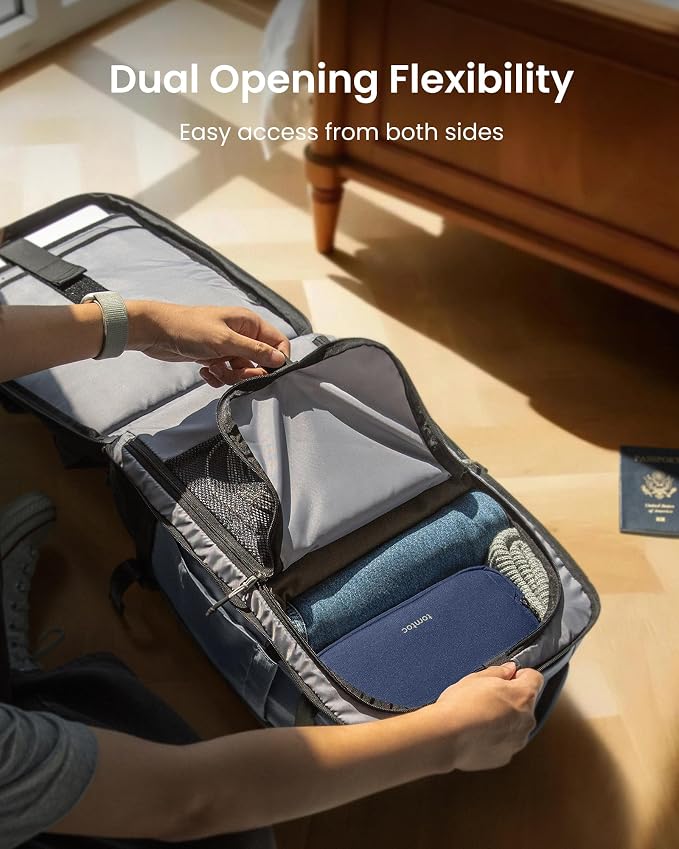tomtoc Travel Backpack 28L, TSA Friendly Flight Approved Carry-on Luggage Hand - Image 6