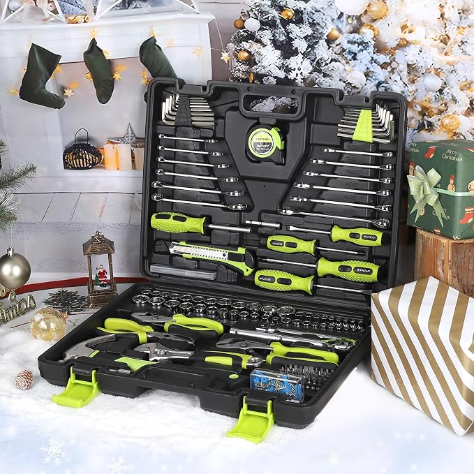 FASTPRO 225-Piece Household Tool Set, SAE & Metric Mechanics Hand Tool Set - Image 2