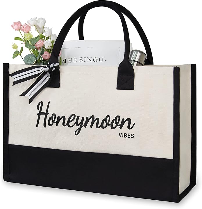 TOPDesign Canvas Tote Bag, Bridal Shower Gifts by TOPDesign
