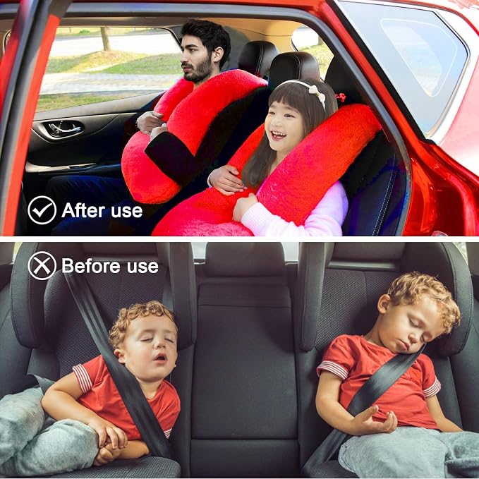 Travel Pillow, Travel Pillow for Kids, Sleeper Hold Pillow Travel, Removable - Image 2