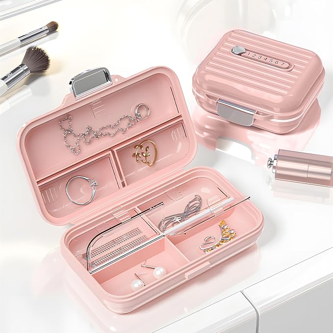 Travel Pill Organizer Box with Medicine Labels, Daily Medication Organizer - Image 5