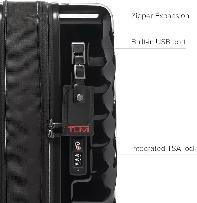 TUMI - 19 Degree International Expandable 4 Wheeled Carry-On - Hard Shell - Image 5