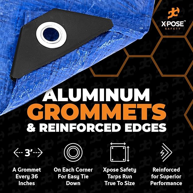 Better Blue Poly Tarp 30' x 60' - Image 3