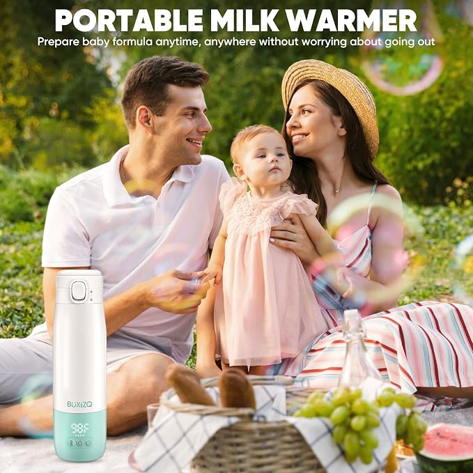 Portable Bottle Warmer for Travel, Portable Milk Warmer for Baby-12oz Ceramic - Image 8