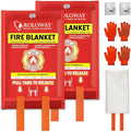 ROLOWAY Emergency Fire Blanket for Home and Kitchen, Fire Blankets Emergency by ROLOWAY