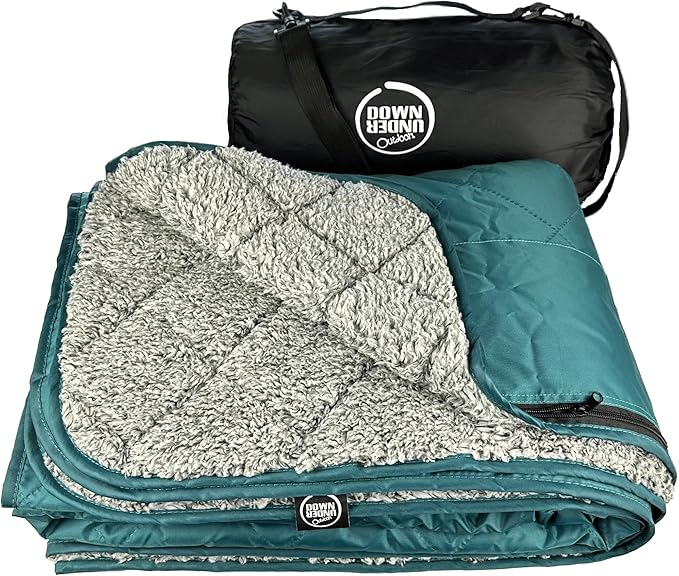 DOWN UNDER OUTDOORS Large Waterproof Windproof Extra Thick 350 GSM Quilted by DOWNUNDEROUTDOORS