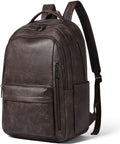 30L Business Laptop Backpack for Women Men, Travel Work Backpack Purse Faux by LATMAP