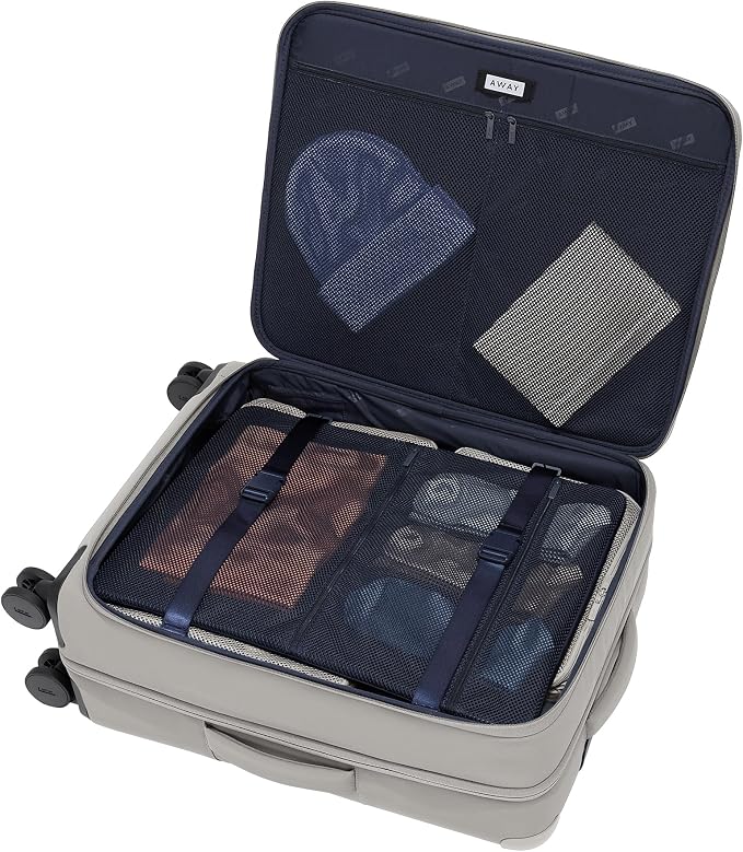 Away Softside Medium Checked Suitcase, 26 Inch Lightweight, Expandable Luggage - Image 6