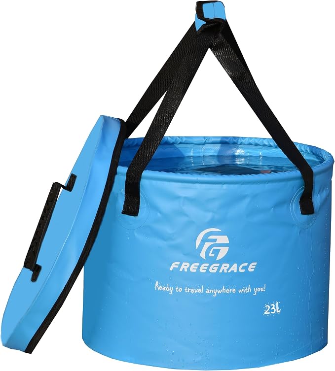 Premium Collapsible Bucket by Freegrace by Freegrace