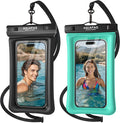 NEPHI IP68 Waterproof Phone Pouch 2 Pack-Up to 7.0"，Adjustable Neck Lanyard by IPX68WaterproofPhonePouch