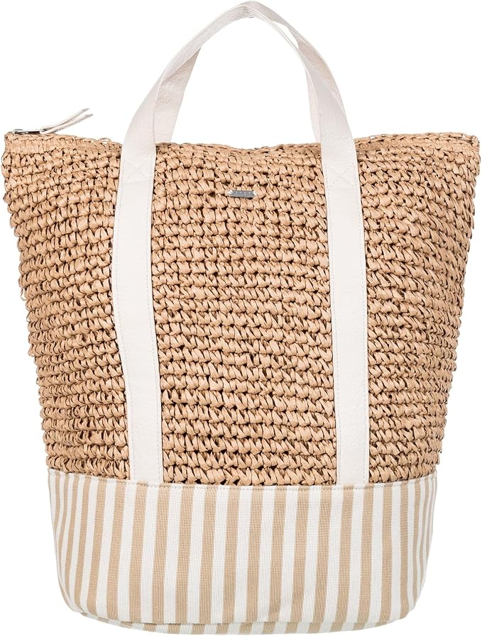 Roxy Women's Beach Tote Bag | Travel | Vacation | Straw | Lightweight | by Roxy