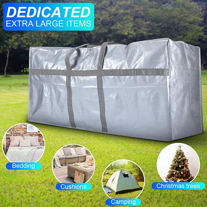 4 Pcs 66 Gallon Large Moving Bags - Image 6