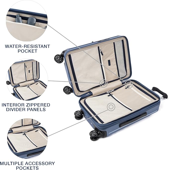 Travelpro Platinum Elite Hardside Expandable Spinner Wheel Luggage TSA Lock - Image 5