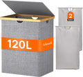 Lifewit 120L Double Laundry Hamper by Lifewit