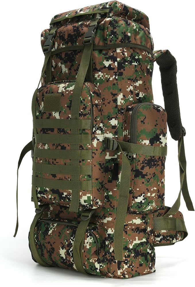 King'sGuard 70L Camping Hiking Backpack Tactical Backpack Military Molle by King%27sGuard