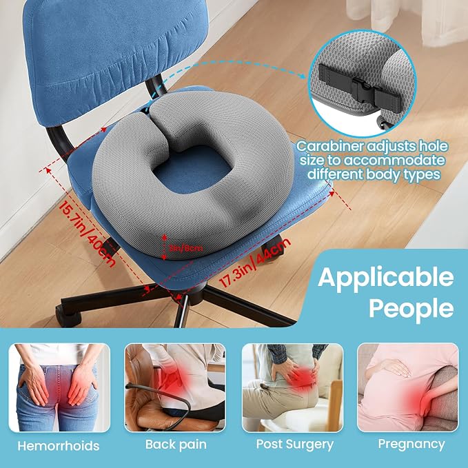 Benazcap Donut Pillow Seat Cushion - Image 2