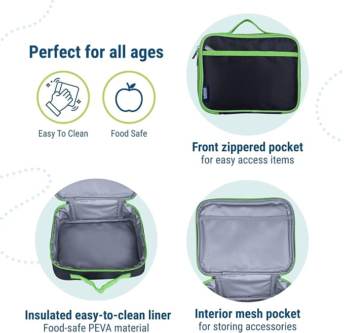 Wildkin Kids Insulated Lunch Box – Durable and Reusable - Image 4