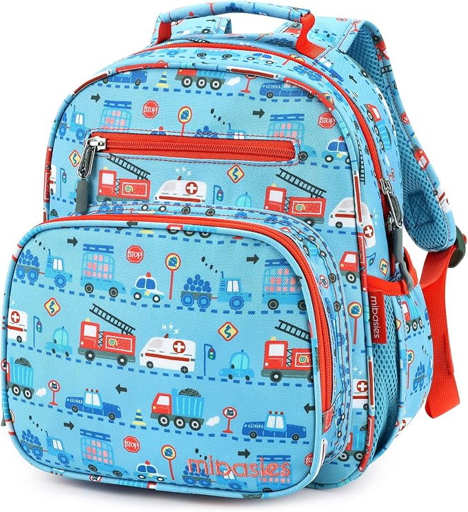 mibasies Toddler Backpack for Boys 2-4: Cute Kids Backpacks Boys by mibasies