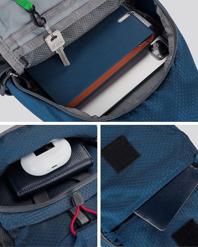 WATERFLY Packable Small Crossbody Sling Backpack Shoulder Chest Bag Daypack - Image 5