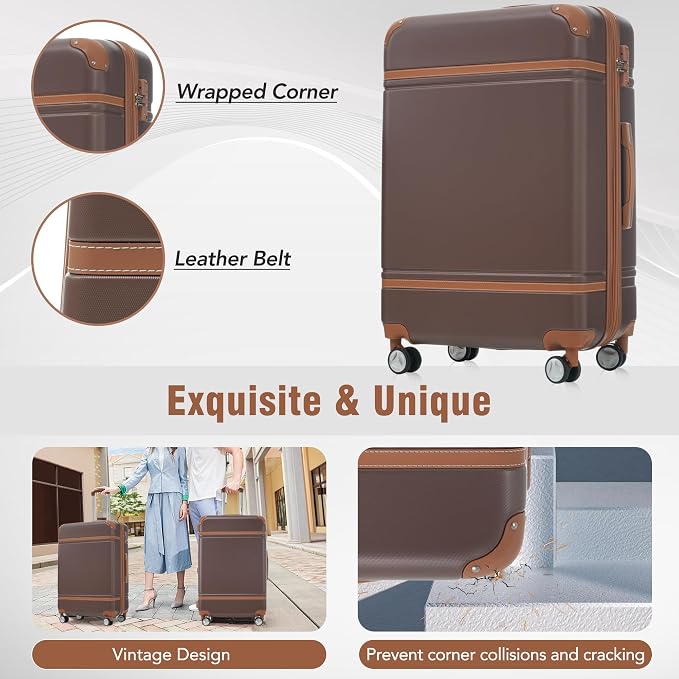 Merax Luggage Set 2 Piece Suitcase Set - Image 6
