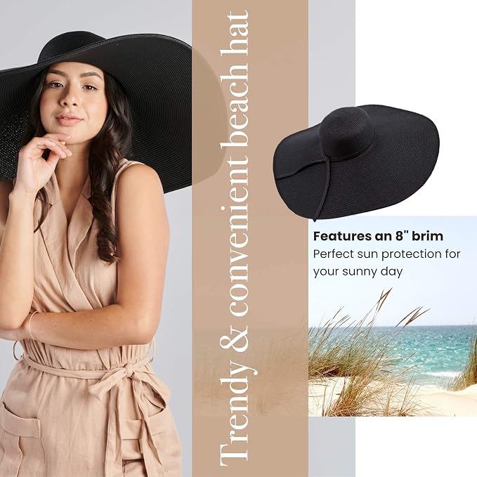 San Diego Hat Company Women's Ultrabraid X-Large Brim Hat, Adjustable Sun Hat - Image 3