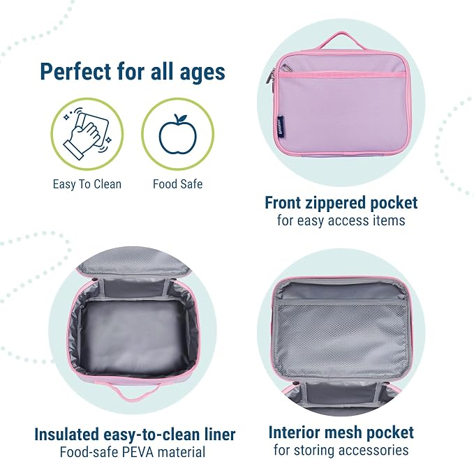 Wildkin Kids Insulated Lunch Box – Durable and Reusable - Image 4