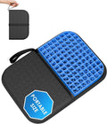 Gel Travel Seat Cushion, Portable Airplane Seat Cushion, 14.5" x 10.5" Thick & by JarryStart