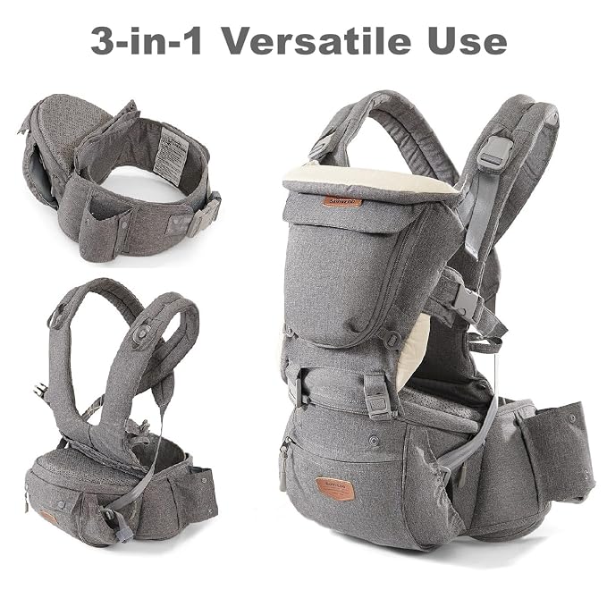 SUNVENO 3 in 1 Ergonomic Baby Carrier - Image 3